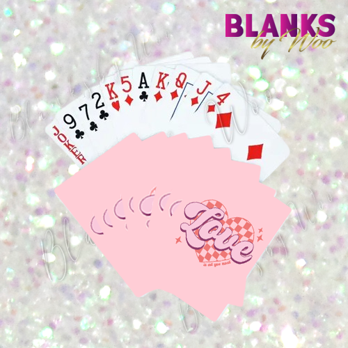 Sublimation Blank Playing Cards