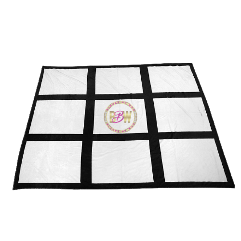9-Panel Fleece Sublimation Blanket