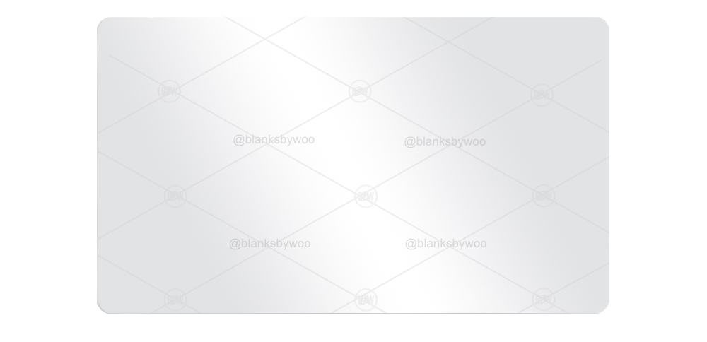 Aluminum Sublimation Business / ID Cards (Double-Sided, White) - Packs of 5