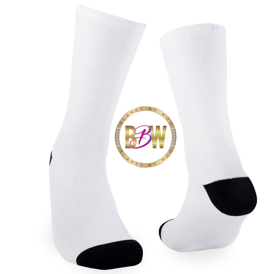 Adult Sublimation Dress Socks