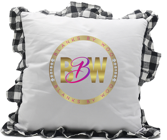 Sublimation Blank Buffalo Plaid Pillow Case