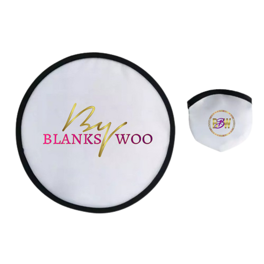 Sublimation Foldable Flying Disc Fan w/ Pouch