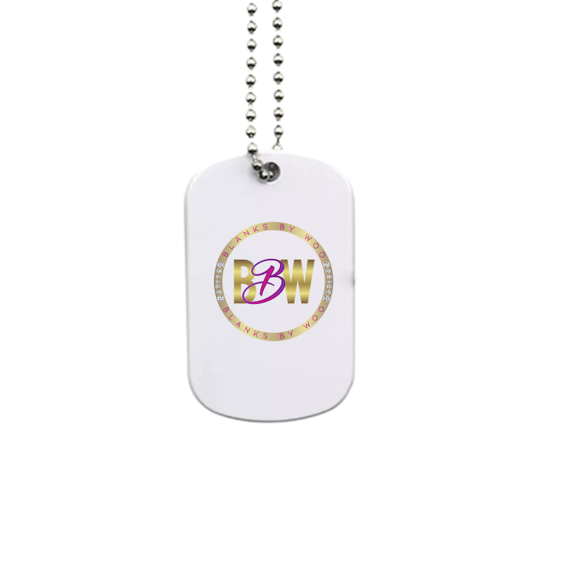 Double-Sided Aluminum Sublimation Dog Tags