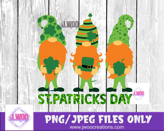 St Patty's Day Gnome Digital Download