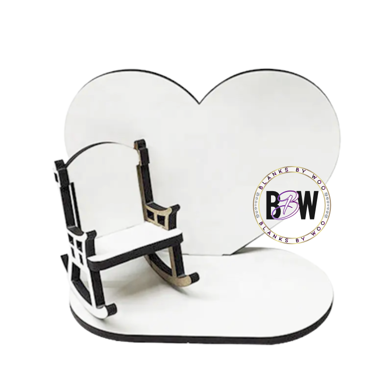 Sublimation MDF Heart with Candle Holder