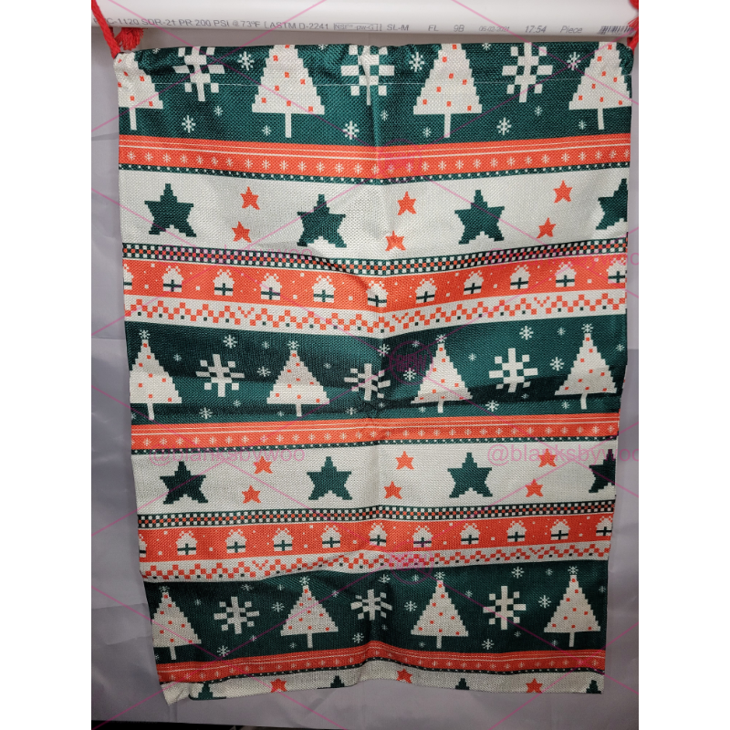 Pre-Designed Large Sublimation Santa Sack