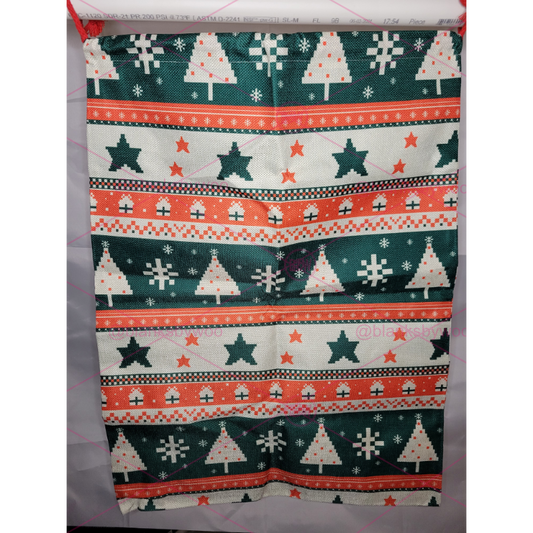 Pre-Designed Large Sublimation Santa Sack