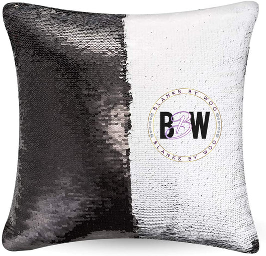Reversible Sublimation Sequin Pillow Case - Various Colors