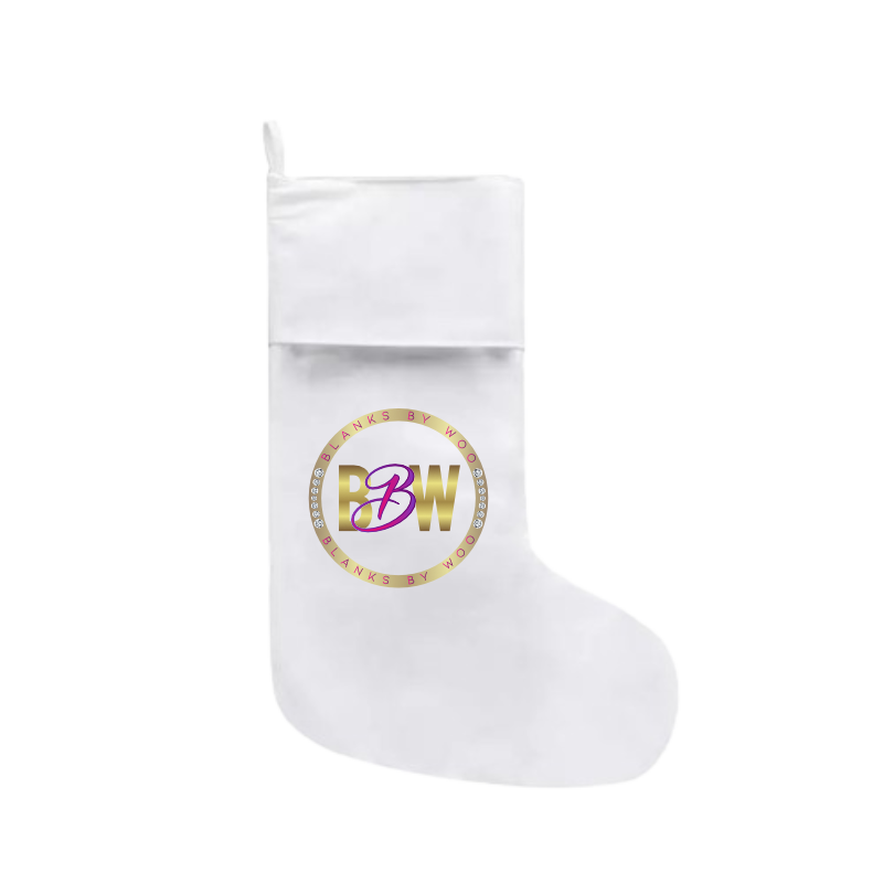Sublimation Short Plush Holiday stocking