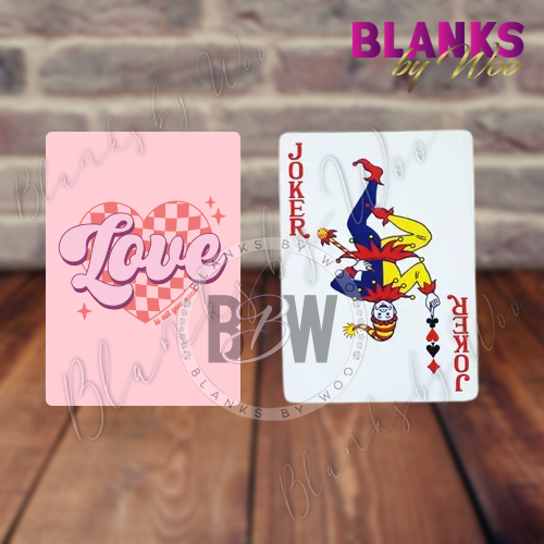 Sublimation Blank Playing Cards