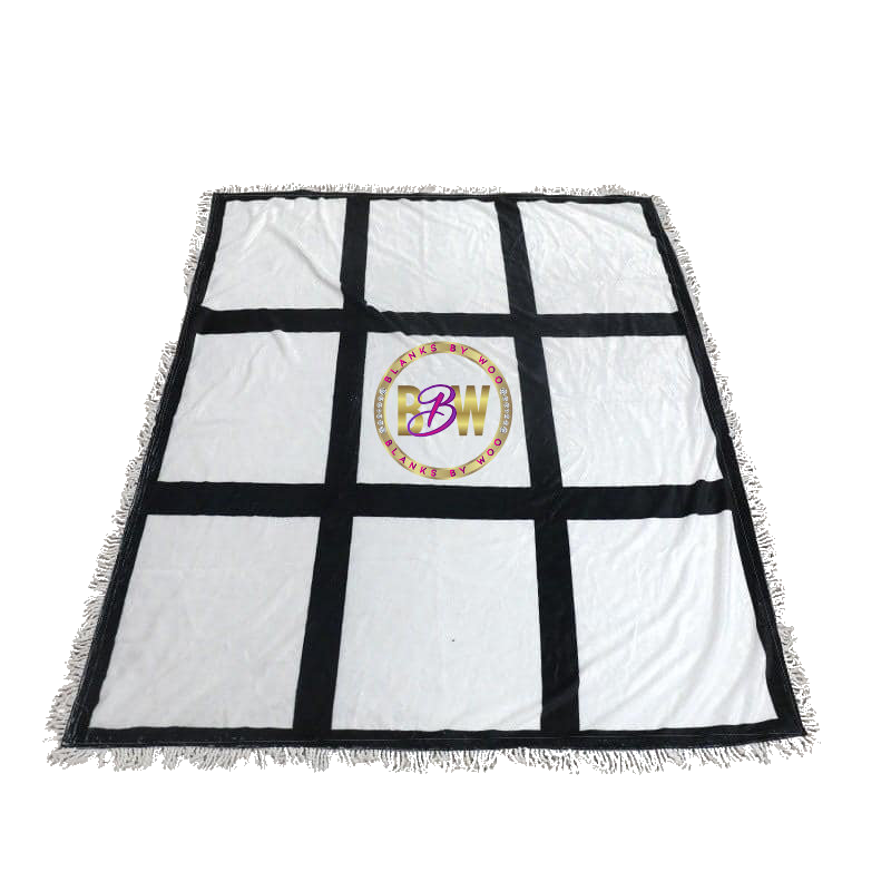 9-Panel Fleece Sublimation Blanket