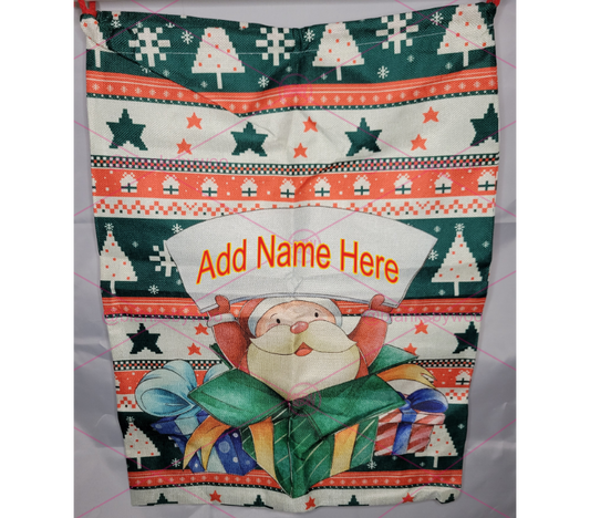 Pre-Designed Large Sublimation Santa Sack