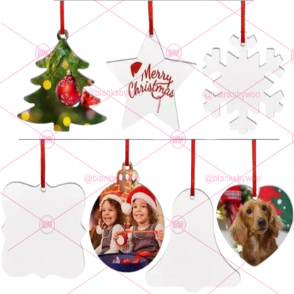 Aluminum Sublimation Christmas Ornaments